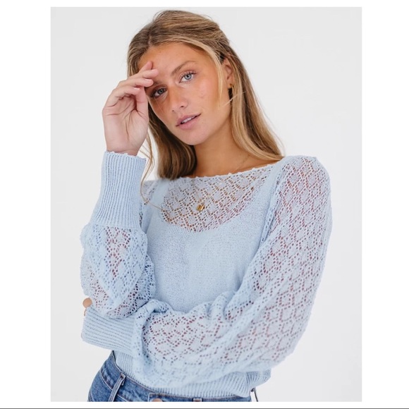 FREE PEOPLE BOHO PULLOVER LUXE KNIT SWEATER A3C - Picture 2 of 16